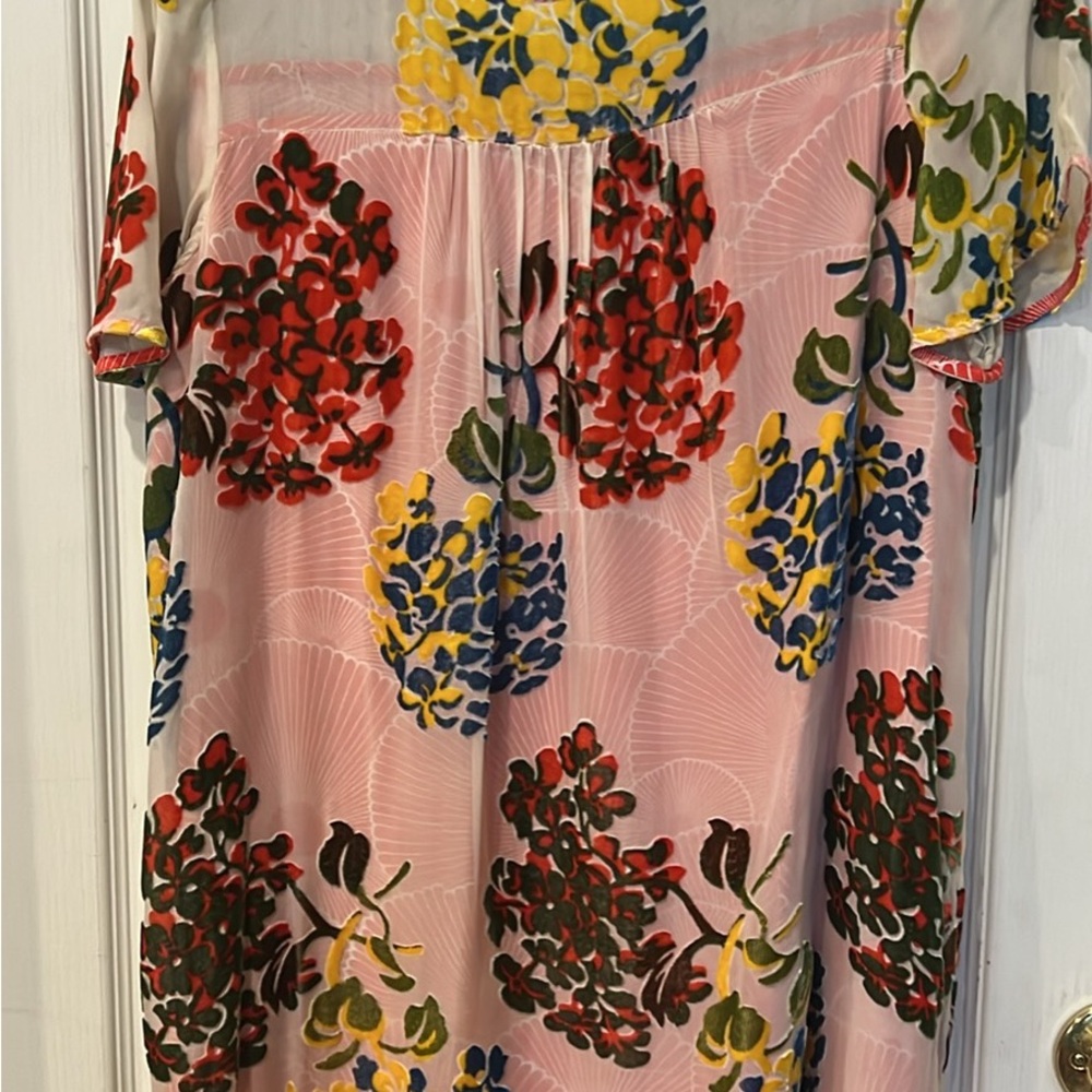 Maeve Pink and Yellow Floral Dress